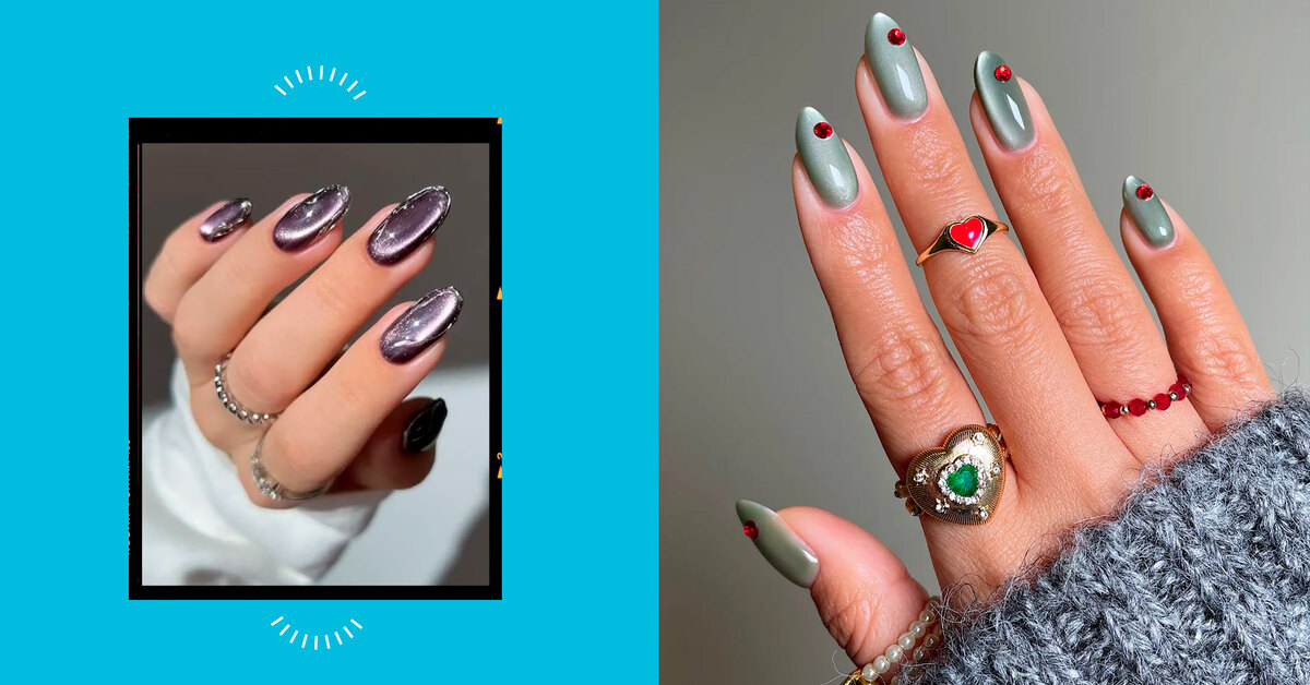 От классики до креатива: 10 оригинальных маникюров с бархатным эффектом