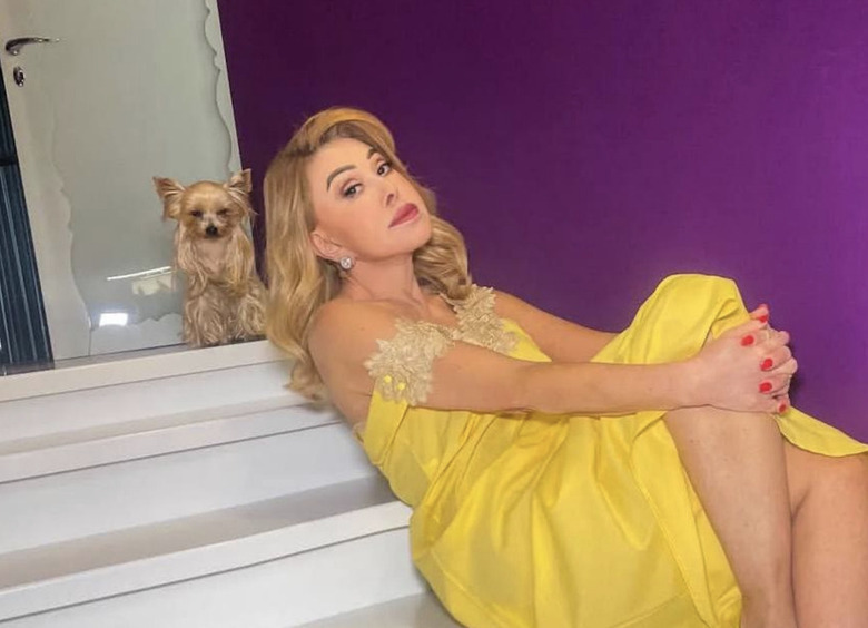 «Полицию вызвали»: Успенская поссорилась со стюардессой из-за собаки.