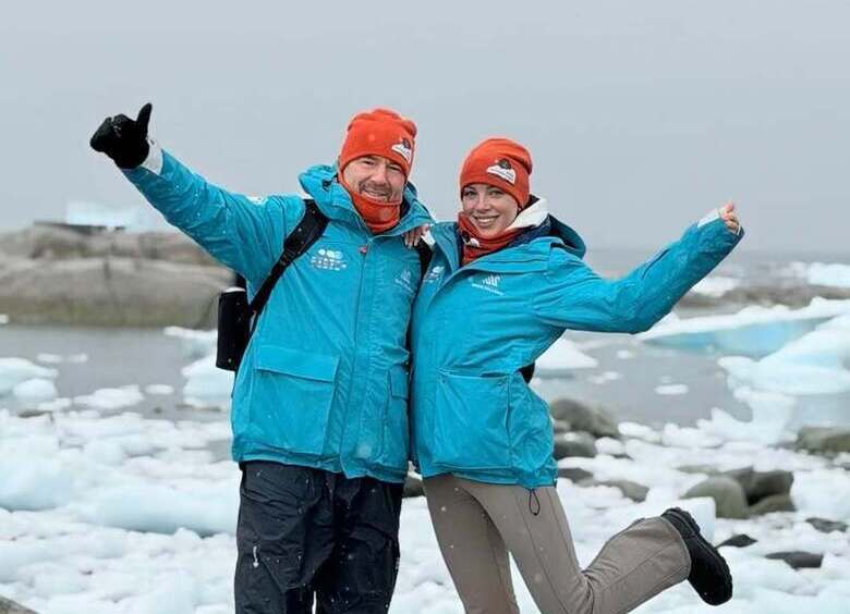 «Дибров и Товстик в Антарктиде: романтичные фото»