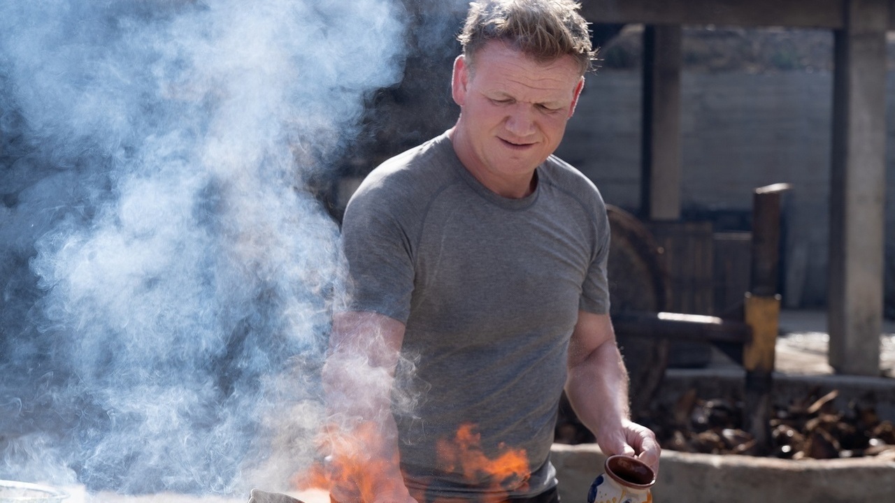 Викторию Бэкхем поймали с недовольным выражением лица на презентации шоу Гордона Рамзи.