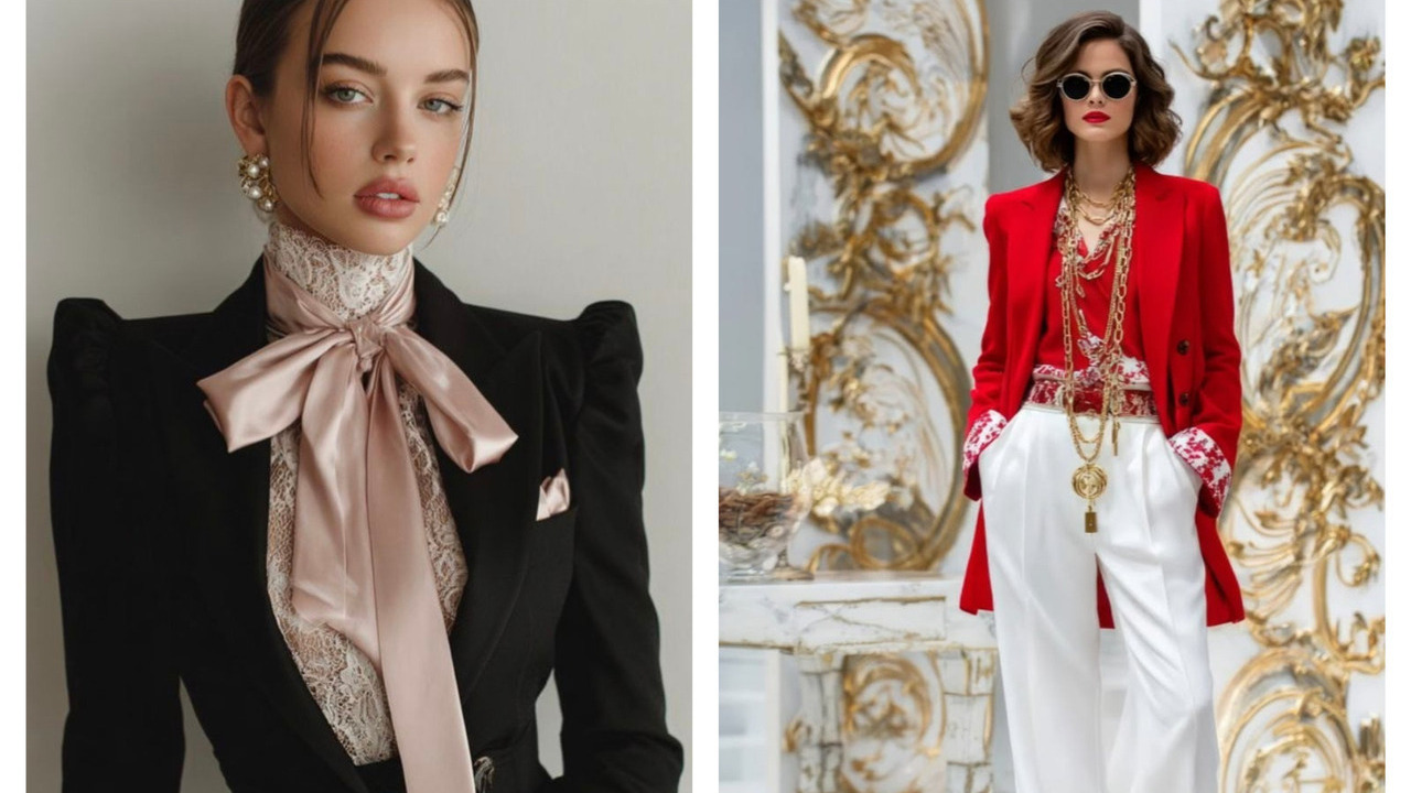 «Венецианская мода снова в тренде: стильные воротники и яркий декор!»